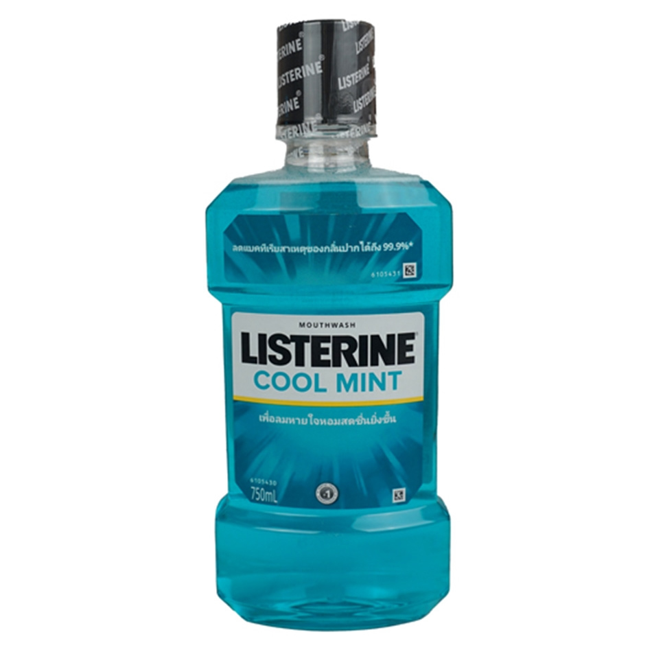 ទឹកបោកមាត់ Listerine Cool Mint 750ml